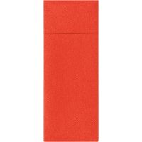 AIRLAID Bestecktasche 40 x 33 cm - 1/8-Falz (3 x 160 Stück) - Rot href=