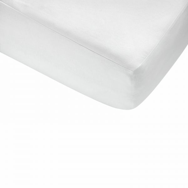 NEMO - Elastik Jersey Matratzenschutz - 100 x 200 x 30 cm - Weiß