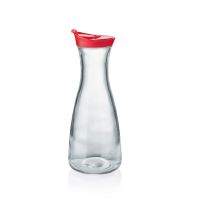 CLEVER Glas-Karaffe 0,9 l - Deckel PP - Rot href=