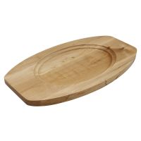 FERRUM Untersetzter für ovale Servierpfannen - Holz href=