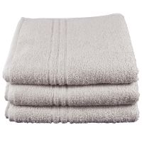 GRÖNLAND Duschtuch - 70 x 140 cm - Baumwolle - Taupe href=