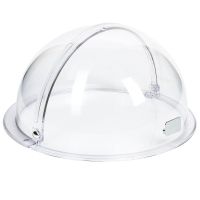 FRAMES Rolltop-Haube Ø 38 x 19 cm - verchromter Griff href=