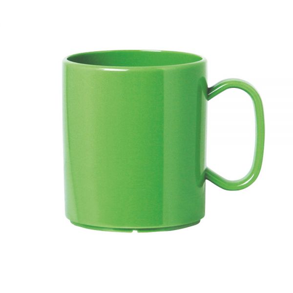 DURABEL / BISTRO Henkelbecher Ø 7,5 x 9 cm - Inhalt 32,5 cl, PBT-Kunststoff - Grün