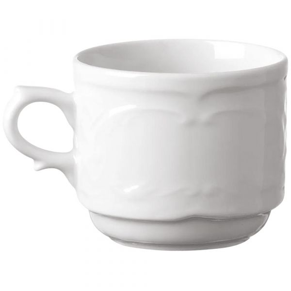 FLORA Espressotasse - 12 cl (stapelbar)