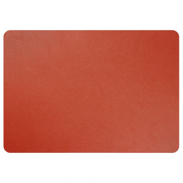 Tischset 43 x 30 cm - Kunstleder - Cognac