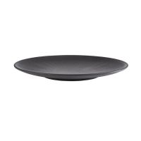 NERO Teller Ø 21 x 3 cm - Melamin - Schwarz href=