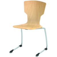 C-Form Kinderstuhl Natur - Sitzhöhe 38 cm href=