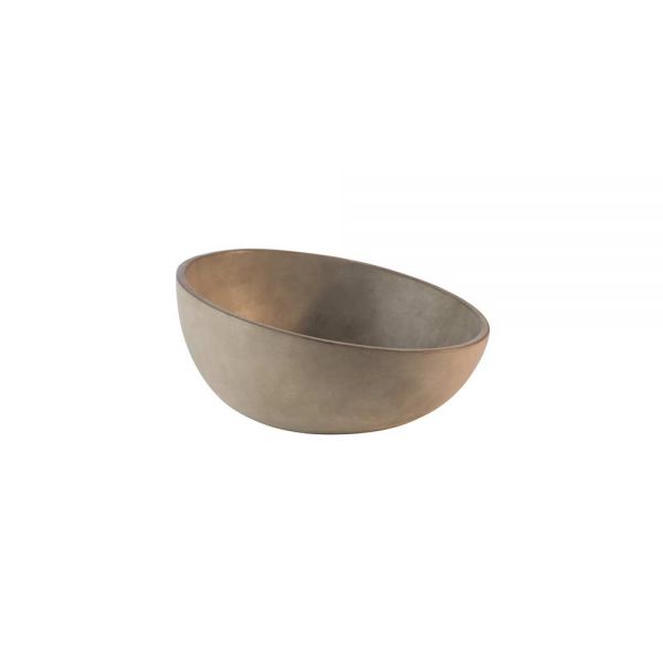 ELEMENT Schrägschüssel Beton - Ø 26 x 7,5/13 cm (Inhalt 1,7 l)
