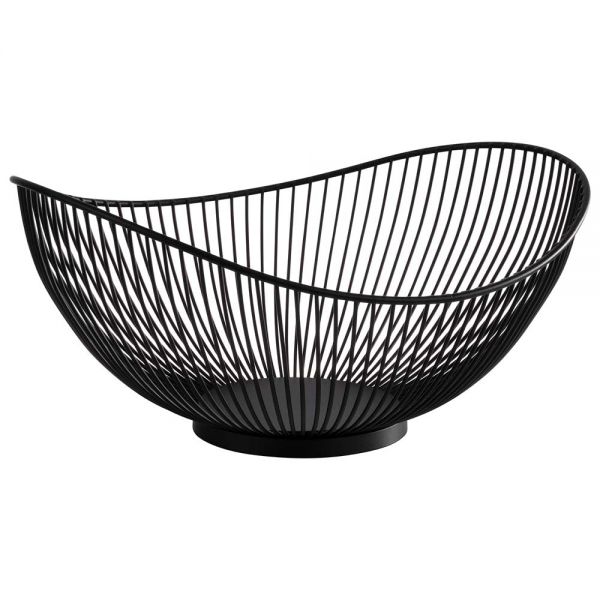 SVART Präsentationskorb 29,5 x 25,5 x 13,5 cm - Metall- Schwarz