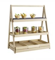 VALO Etagère - 3-stufig - Holz - 55,5 x 26,5 x 64 cm href=