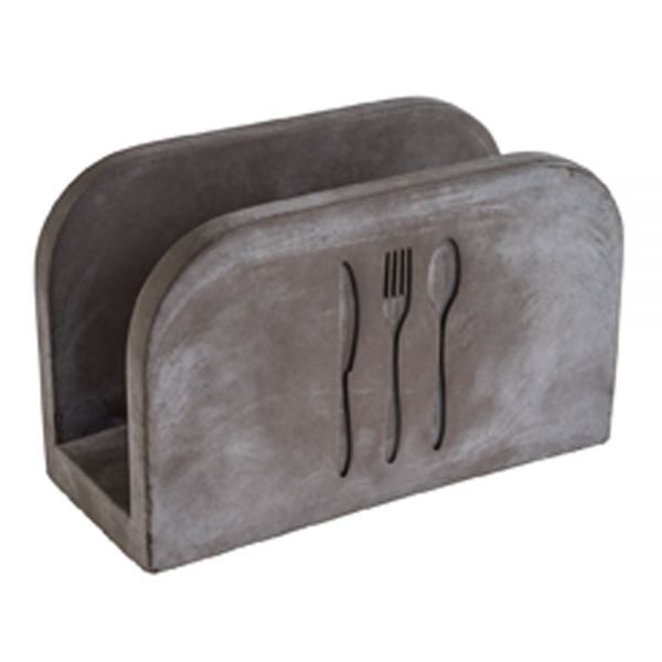 ELEMENT Serviettenhalter 16 x 7,5 x 10 cm - Beton