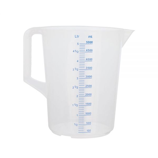 Messbecher PP - 5,0 l (/-/ 100 ml)