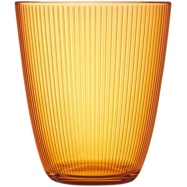 CONCEPTO STRIPY Trinkglas - 31 cl - (8,6 x 9,6 cm) - Gelb
