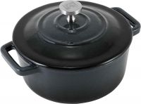 CHAMBORD Cocotte Gusseisen Ø 10,5 x 5 cm - Schwarz href=