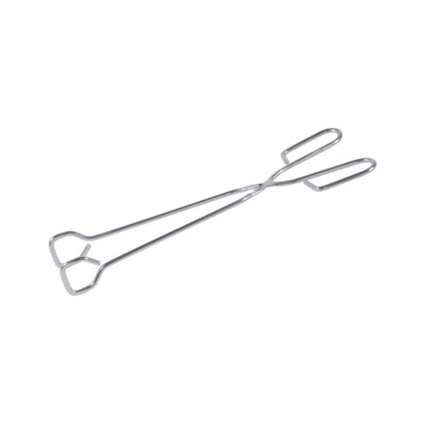 Grillzange Chromstahl - Länge 23 cm