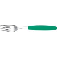 COLORATO Menügabel 20 cm mit Kunststoffgriff - Grün href=