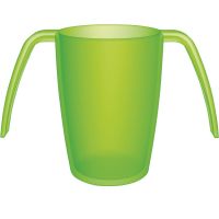 MODELL 816 - ERGO PLUS Trinkbecher 25 cl - Grün-transparent (PP, ohne Aufsatz) href=