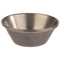 Dipschälchen  - (Ø 6 x 2,5 cm - 0,04l) - Edelstahl - Silber (6 Stück) href=