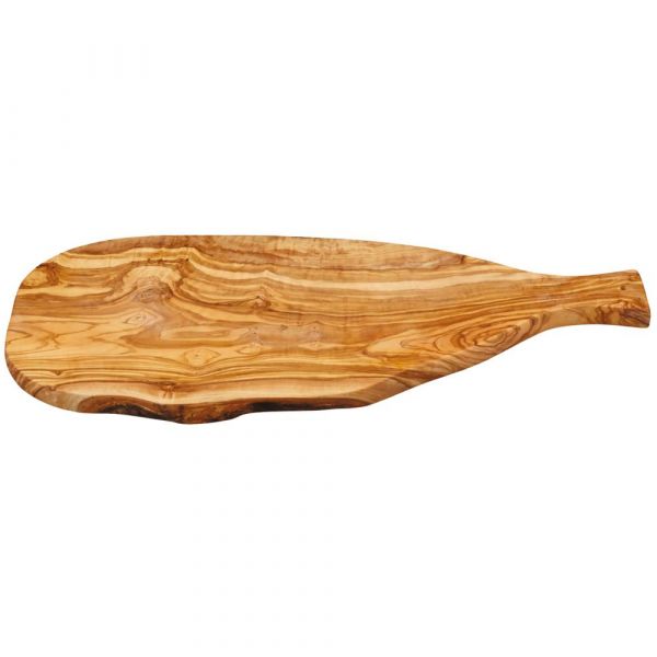 Olivenholz-Griffbrett - organische Form - ca. 70 x 40 cm