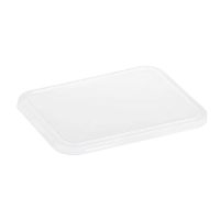 PLA-Deckel für Menüschale 22,7 x 17,8 cm - 200 Stück - Klar href=