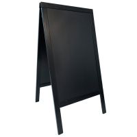 BLACK Klapp-Tafel - 75 x 135 cm (Schreibfläche 60 x 100 cm) href=