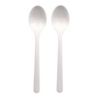 Mehrweg-Löffel Bio-PP -18,5 cm - Weiß (20 x 50 Stück) href=
