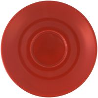 NANA Cappuccino-Untertasse - (Ø 16,3 cm) - Kaminrot href=