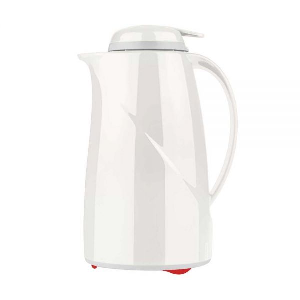WAVE PUSH Isolierkanne 1,0 l - Weiß