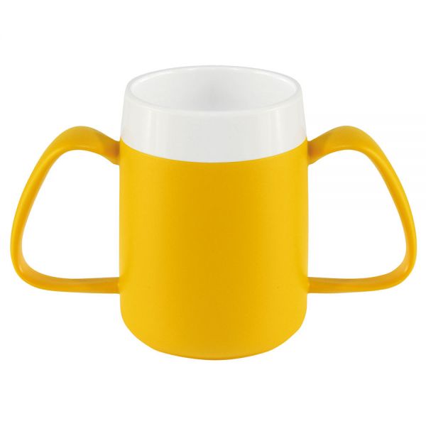 MODELL 815 - THERMO Ergobecher Vital 20 cl - Gelb-Weiß (PP)