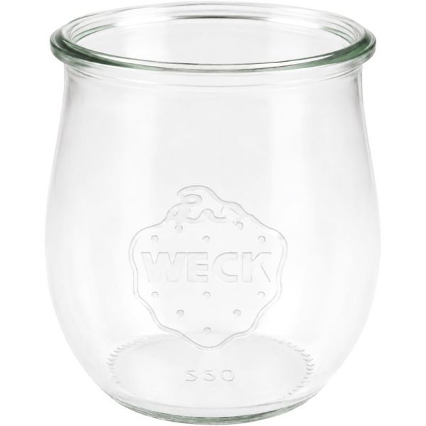 WECK Glas (# 762) - 220 ml (Ø 7,2 × 8 cm) - Rundrand 60 mm