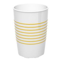 Trinkbecher M830 - 25 cl - Weiß - Gelb href=