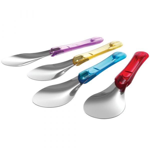 Eiscremespatel 26 cm - 18/10 Edelstahl - Violett - 18/10