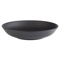NERO Schale - Ø 22.5 x 4.5 cm - 80 cl - Melamin - Schwarz href=