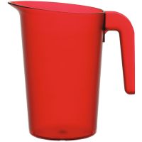 FROSTI Kunststoffkrug 1 Liter - Rot (PET-G) href=