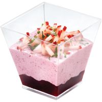 KOVA Fingerfood-Becher 7,2 x 7,2 x 7,2 cm - Inhalt 220 ml (PLA - 8 x 50 Stück) href=